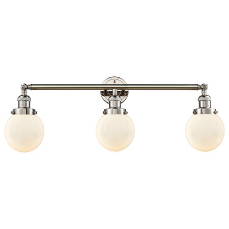 Innovations Lighting 3 Light Vintage Dimmable Led Adjustable Bathroom Fixture 205-PN-S-G201-6-LED